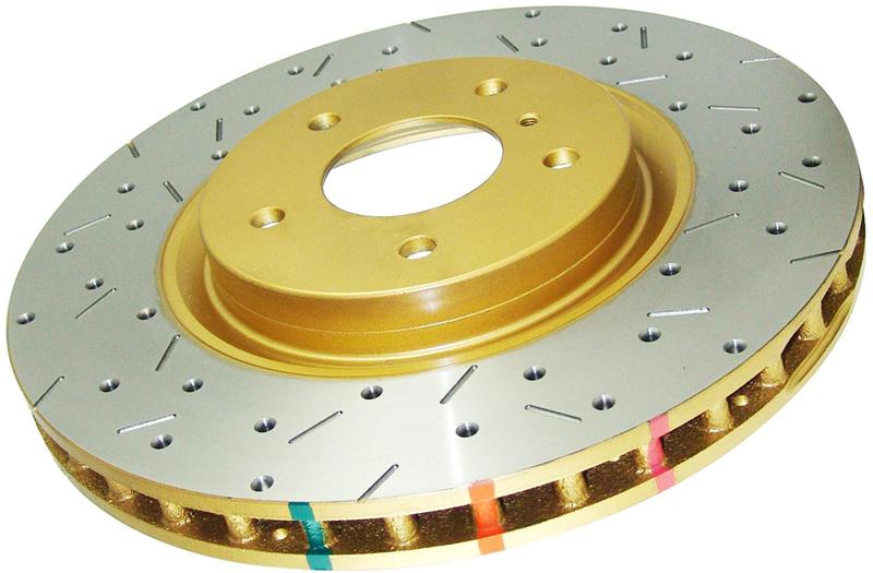 DBA 16-20 Infiniti Q50 Red Sport 3.0TT Front 4000 Series Drilled & Slotted Rotor - DBA42314XS