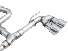 Load image into Gallery viewer, AWE Tuning MK8 Volkswagen Golf R 3in Track Edition Quad Exhaust - Chrome Silver Tips - 3020-42658