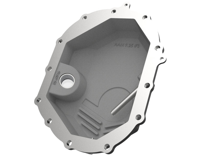 AFE Power 11-18 GM 2500-3500 AAM 9.25 Axle Front Differential Cover Black Machined Street Series - 46-71050B