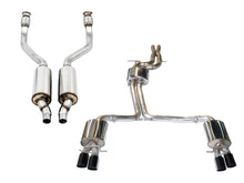 Load image into Gallery viewer, AWE Tuning B8 / B8.5 S5 Cabrio Touring Edition Exhaust - Resonated - Diamond Black Tips - 3415-43012