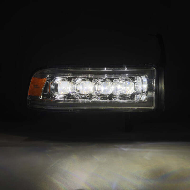 AlphaRex 94-01 Dodge Ram 1500 NOVA LED Headlights Chrome w/ Activ. Light Seq. Signal and SB DRL - 880351