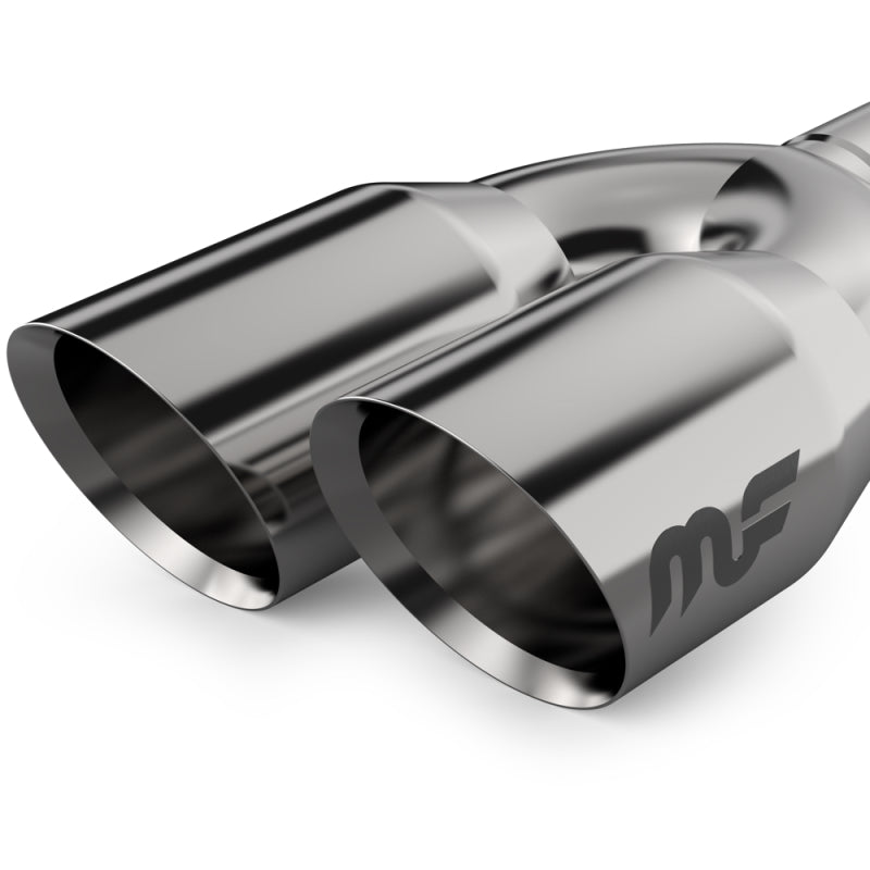 MagnaFlow Sys C/B 15-16 Volkswagen Golf TDI 2.5in Polished SS Dual Tip Driver Side Rear Exit - 19164
