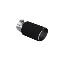 Load image into Gallery viewer, MBRP Universal Carbon Fiber Tip 6in OD/4in Inlet/12in L - Angle Cut Tip - T5072CF