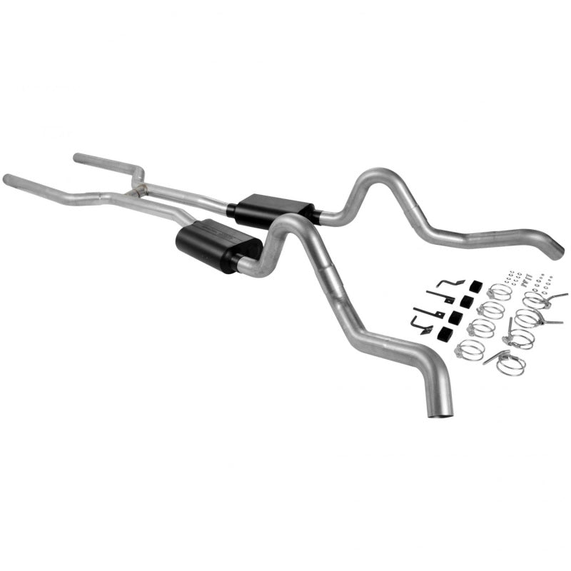 Flowmaster 64-67 GM A-BODY 3in. American Thunder SS Crossmember-Back Exhaust System - 817202