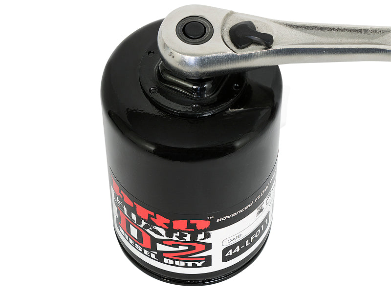 aFe Pro GUARD D2 Oil Filter 99-05 GM Gas Trucks V8 4.8L/5.3L/6.0L (4 Pack) - 44-LF011-MB