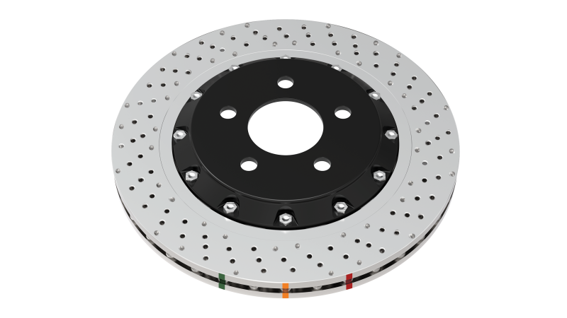 DBA 2015+ Audi RS-3 5000 Series Drilled Front Brake Rotor - DBA52844SLVXD