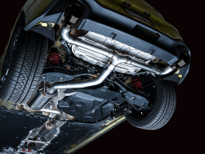AWE Tuning 2022 VW GTI MK8 Touring Edition Exhaust - Diamond Black Tips - 3015-33658