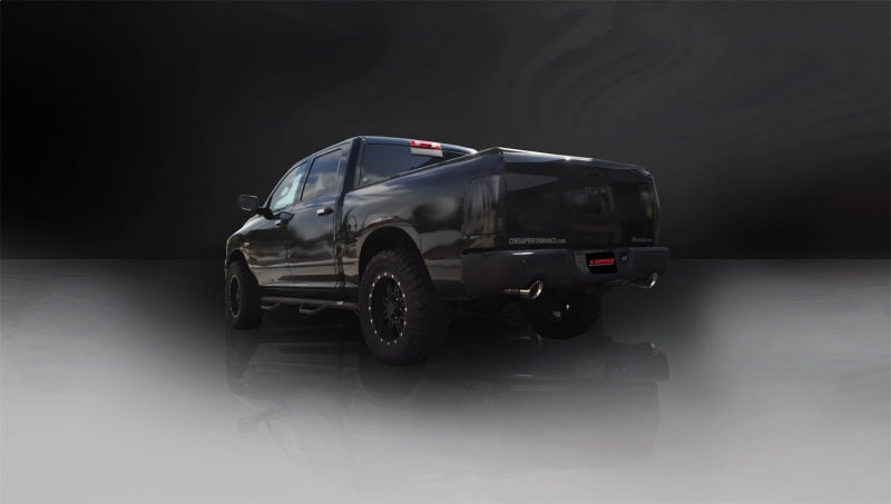 Corsa 2009-2018 Dodge Ram 1500 4.7L Quad/Crew Cab/Short Bed Polished Dual Exit Cat-Back Exhaust - 14405