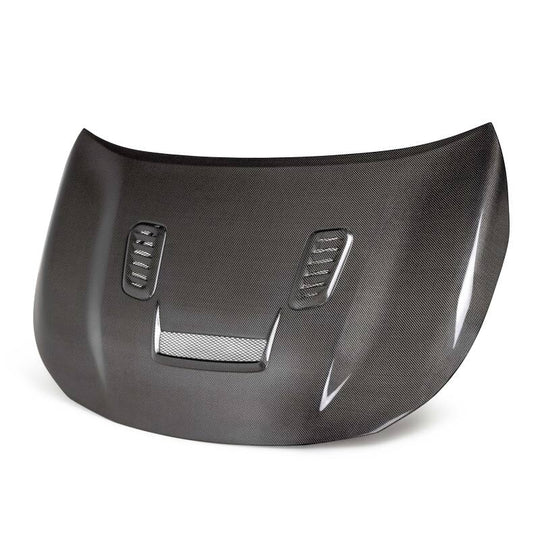 Seibon 2023 Toyota GR Corolla VS-Style Double-Sided Carbon Hood - Gloss Finish - HD23TYGRCOR-VS-DS