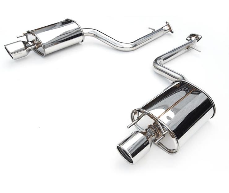 Invidia 07+ Infiniti G35/G37 Sedan Q300 Single Layer Titanium Tip Cat-back Exhaust - HS07IG4G3T