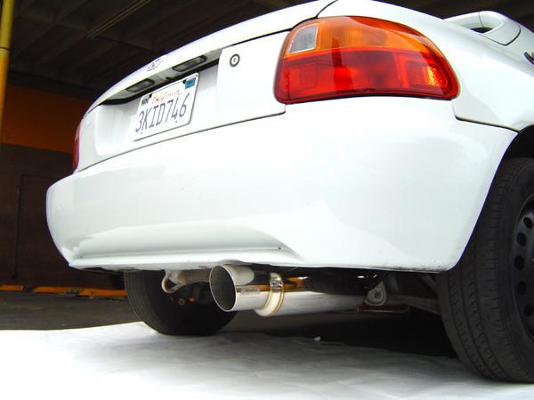 Invidia 92-95 Honda Del Sol (101mm tip) Cat- Back Exhaust - HS92HD1GTP