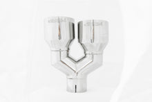 Load image into Gallery viewer, MBRP Universal T304 SS Dual Tip 4in OD/2.5in Inlet - T5178