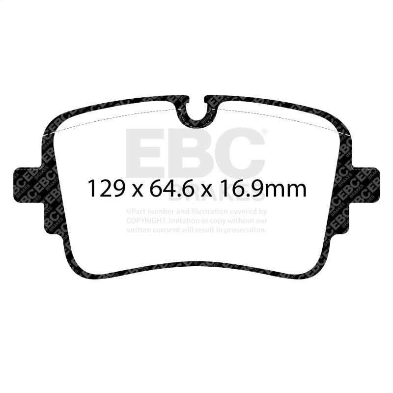 EBC 20-24 Audi S6 2.9TT (w/Cast Iron Rotors) Redstuff Rear Brake Pads - DP32456C