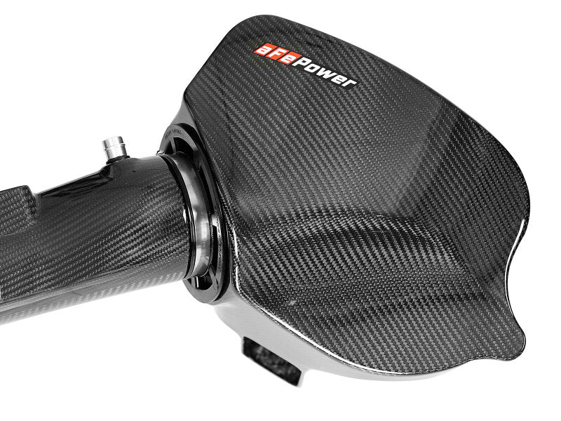 aFe Black Series Carbon Fiber CAIS w/Pro 5R Filter 16-18 BMW M2 (F87) L6-3.0L - 58-10004R