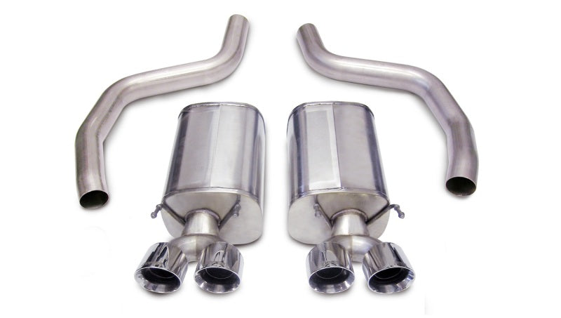 Corsa 2006-2013 Chevrolet Corvette C6 Z06 7.0L V8 Polished Sport Axle-Back Exhaust - 14164