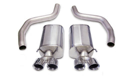 Corsa 2006-2013 Chevrolet Corvette C6 Z06 7.0L V8 Polished Sport Axle-Back Exhaust - 14164