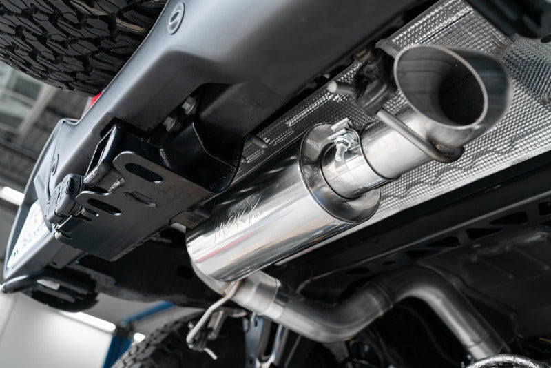 MBRP 21-Up Ford Bronco 2.3L/2.7L EcoBoost 2/4DR T304 Stainless Steel High Clearance Cat-back Exhaust - S5237304