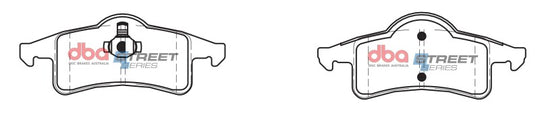 DBA 99-04 Jeep Grand Cherokee Street Series Rear Brake Pads - DB1717SS