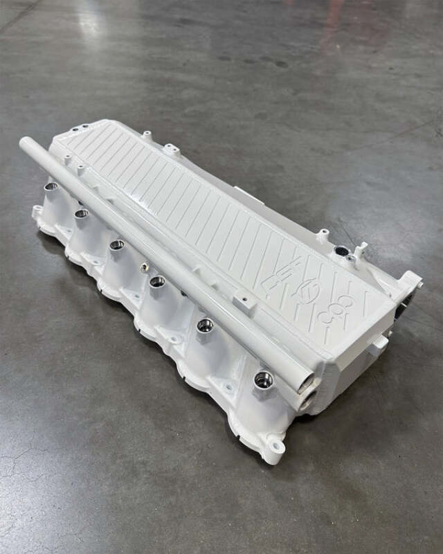 CSF BMW Gen 1 B58 Charge-Air-Cooler Manifold - Refraction Blue Satin - 8300RFBS