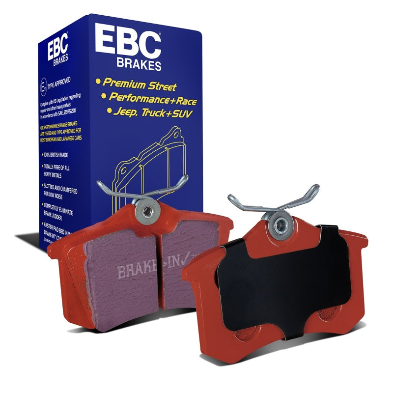 EBC 10-13 Audi A3 2.0 TD Redstuff Rear Brake Pads - DP3680C