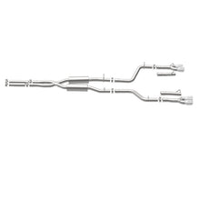 Load image into Gallery viewer, MagnaFlow Cat-Back, SS, 2.5in, Quad Split Rear 3.5in Tip 2015 Dodge Challenger 3.6L V6 - 19217