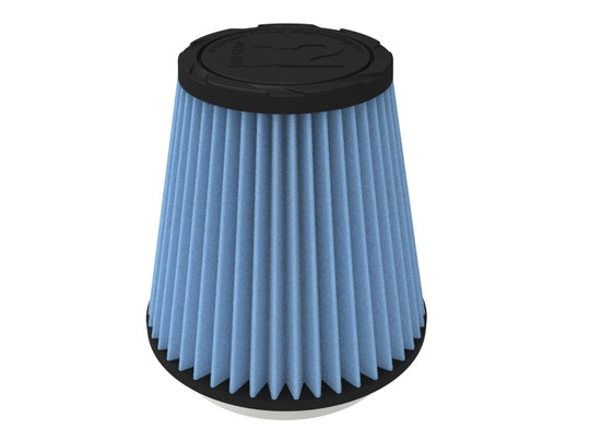 aFe POWER Universal Clamp-On Air Filter w/ D2 Dura-Dry Media - 4in F x 6in B x 4in T x 6in H - 21-40006V