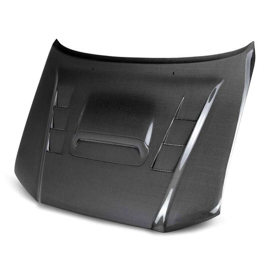 Seibon 12-15 Toyota Tacoma TS-Style Carbon Fiber Hood - HD12TYTA-TS