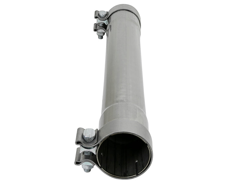 aFe MACH Force-Xp 409 SS Muffler Pipe 2.5in. Inlet/Outlet / 14in. Body / 20in. Length - 49M00035
