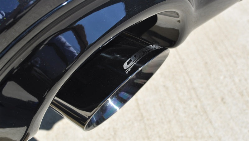 Corsa 2011-2021 Jeep Grand Cherokee Black 2.5in Dual Rear Exit Cat-Back Exhaust - 14991BLK