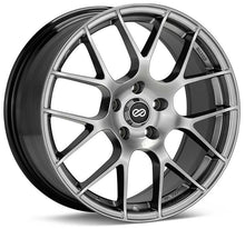 Load image into Gallery viewer, Enkei Raijin 18x8 35mm Offset 5x112 Bolt Pattern 72.6 Bore Diameter Hyper Silver Wheel - 467-880-4435HS