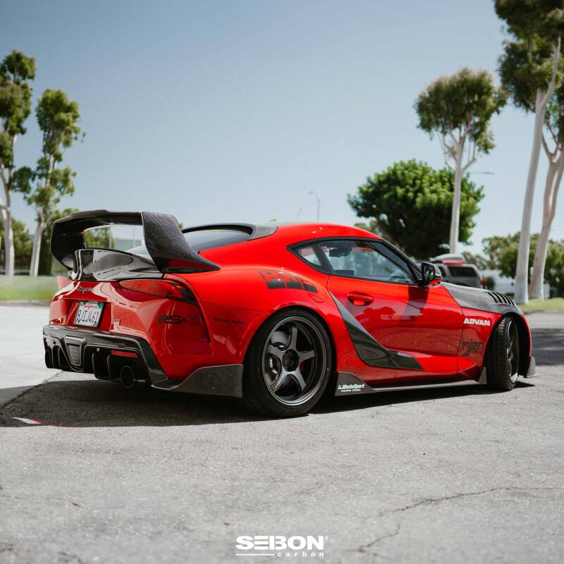 Seibon 2020 Toyota Supra TD-Style Carbon Fiber Rear Spoiler - RS20TYSUP-TD