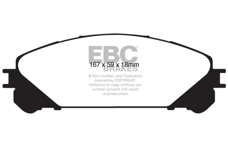 EBC S4 Brake Pad and Rotor Kit - S4KF2051