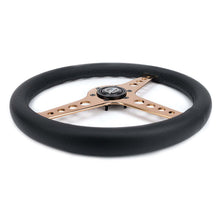 Load image into Gallery viewer, NRG Light Weight Gaming Steering Wheel - Driftz 350mm 3 Rose Gold Spokes Perforated Leather - ST-034RG-PR