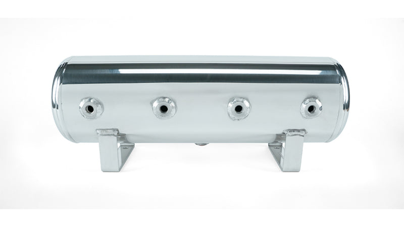 Air Lift 2.5 Gal. Polished Tank w/ Viair 444b Blk Compressor (Incl. Fittings & Mounting Hardware) - 27805