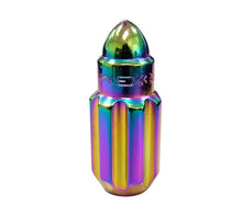 Load image into Gallery viewer, NRG 500 Series M12 X 1.5 Bullet Shape Steel Lug Nut Set - 21 Pc w/Lock Key - Neochrome - LN-LS500MC-21
