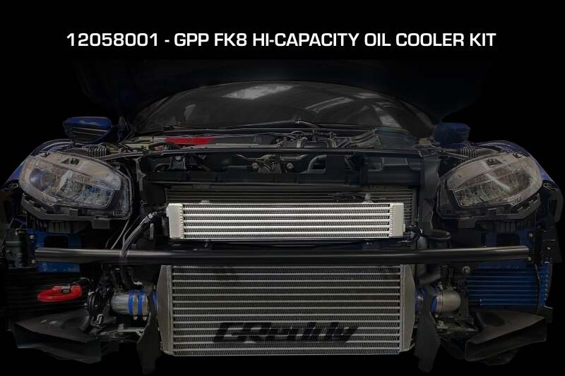GReddy 2017+ Honda Civic Type-R High Capacity Front Mount Oil Cooler Kit - 12058003