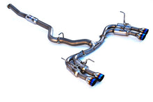 Load image into Gallery viewer, Invidia 2015+ WRX/STi Gemini 80mm Full Titanium Quad 101mm Tip Cat-Back Exhaust - HS15STI5TG4ST