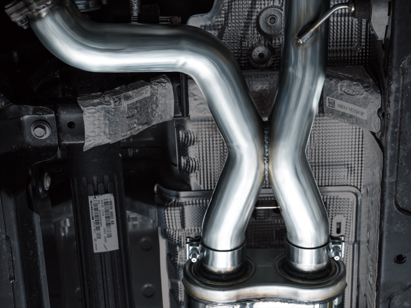 AWE Tuning 22-24 Ford Bronco Raptor 4WD Dual BashGuards Cat-Back SwitchPath Exhaust (No Tips) - 3025-31327