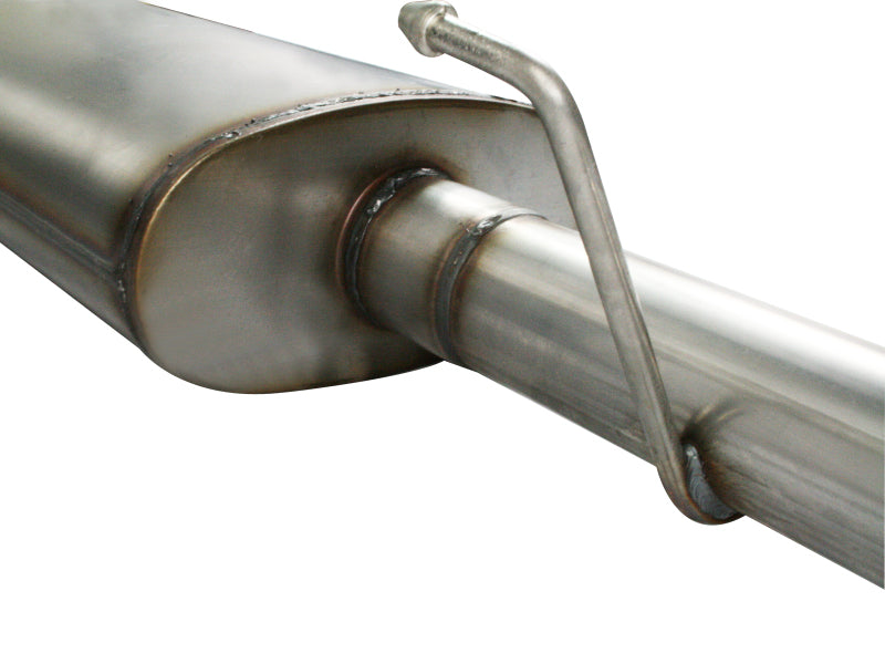 aFe MACHForce XP Exhausts Cat-Back SS-409 EXH CB Toyota Tundra 10-11 V8-5.7L 145.7 WB (blk tip) - 49-46008-B
