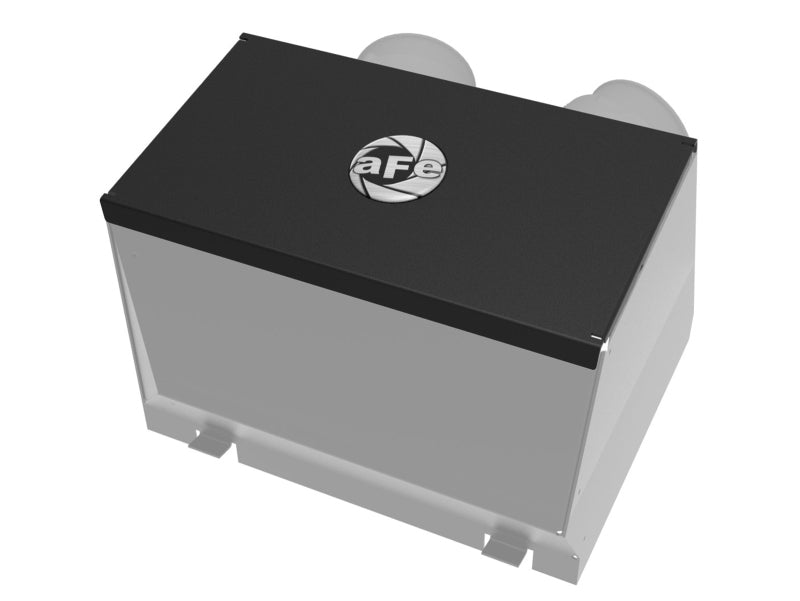 aFe Rapid Induction Intake System Cover, Black, 19-20 Ford Edge Ecoboost V6 2.7L (tt) - 52-10003C