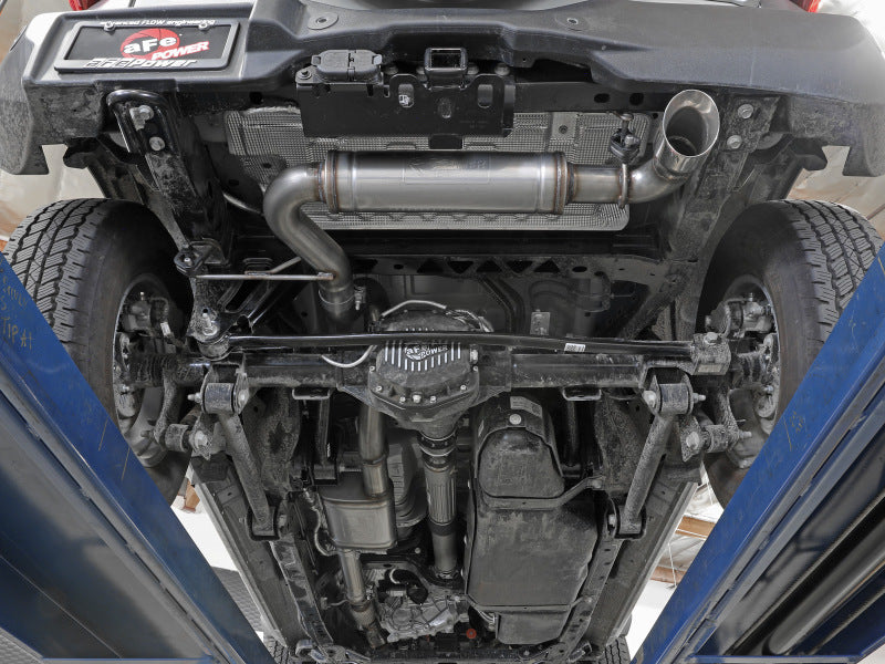aFe Apollo GT 3in 409 SS Cat-Back Exhaust 2021 Ford Bronco L4-2.3L (t)/V6-2.7L (tt) w/ Black Tip - 49-43136-B
