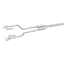 Load image into Gallery viewer, MagnaFlow Cat-Back, SS, 2.5in, Quad Split Rear 3.5in Tip 2015 Dodge Challenger 3.6L V6 - 19217