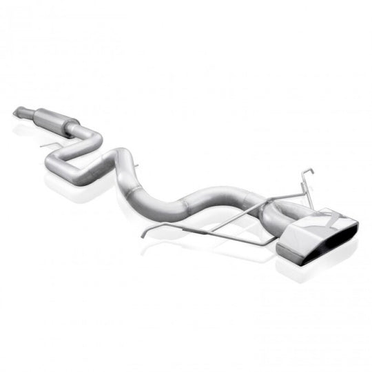 Stainless Works 2013-18 Ford Focus ST 3in Catback Vintage Round Muffler Wide Tip - FC13CB-WT