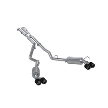 Load image into Gallery viewer, MBRP 20-21 Ford Explorer ST 3.0L Ecoboost SS 2.5in Dual Rear Exit w/ Carbon Fiber Quad Tips - T304 - S52053CF