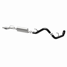 Load image into Gallery viewer, MagnaFlow SYS Cat-Back 11-14 Ford F-150 3.5L V6 EcoBoost 3in Black Single Side Exit Rear 3 Tip - 15364