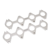 Load image into Gallery viewer, Stainless Works Small Block Ford 4.6L 3V Round Port Header 304SS Exhaust Flanges 1-5/8in Primaries - HF463V163