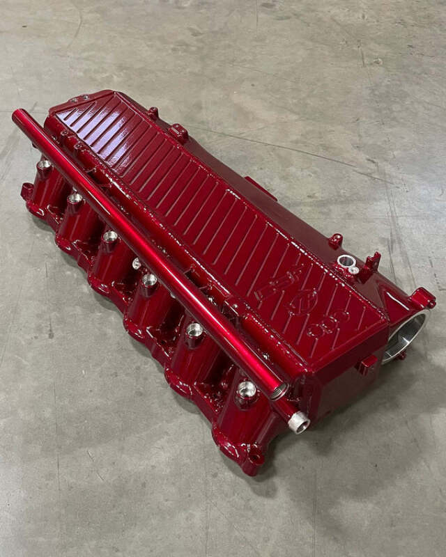 CSF BMW Gen 1 B58 Charge-Air-Cooler Manifold - Illusion Cherry - 8300IR
