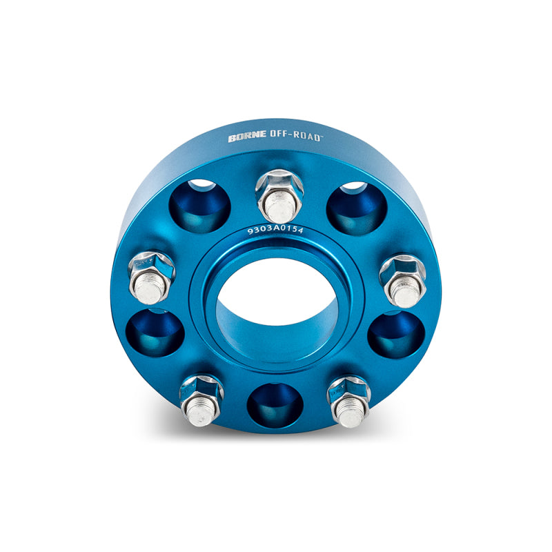 Mishimoto Wheel Spacers - 5x127 - 71.6 - 30mm - M14 - Blue - BNWS-003-300BL
