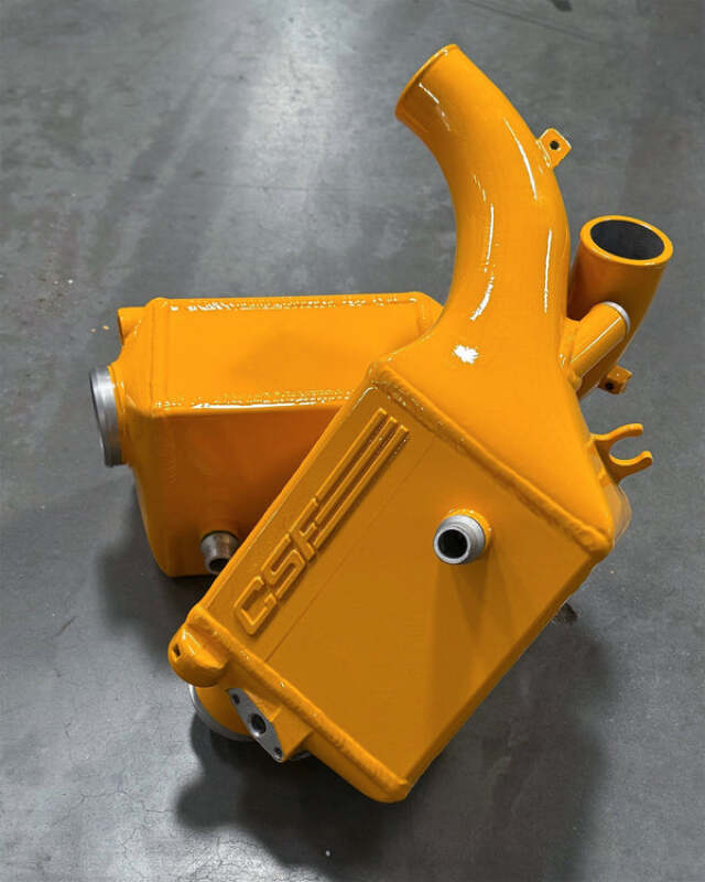 CSF 2025+ BMW G90 M5 / G99 M5 Touring Charge Air Cooler - Nitro Yellow - 8351NY