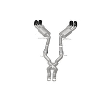 Load image into Gallery viewer, MagnaFlow SYS Cat-Back 2015-2017 Cadillac CTS-V 6.2L Quad 4in Carbon Fiber Tips - 19011